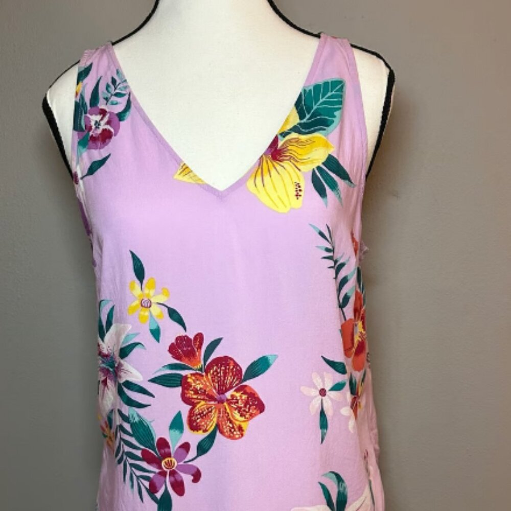Sleeveless Floral Summer Top